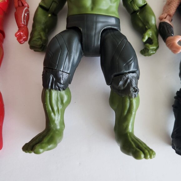 Marvel Avengers Action Figures Set Of 3 - Iron Man Hulk & Thor - missing lights - Picture 6 of 16
